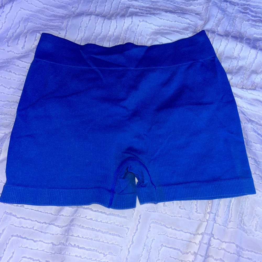 Women's Athletic Shorts - Blue